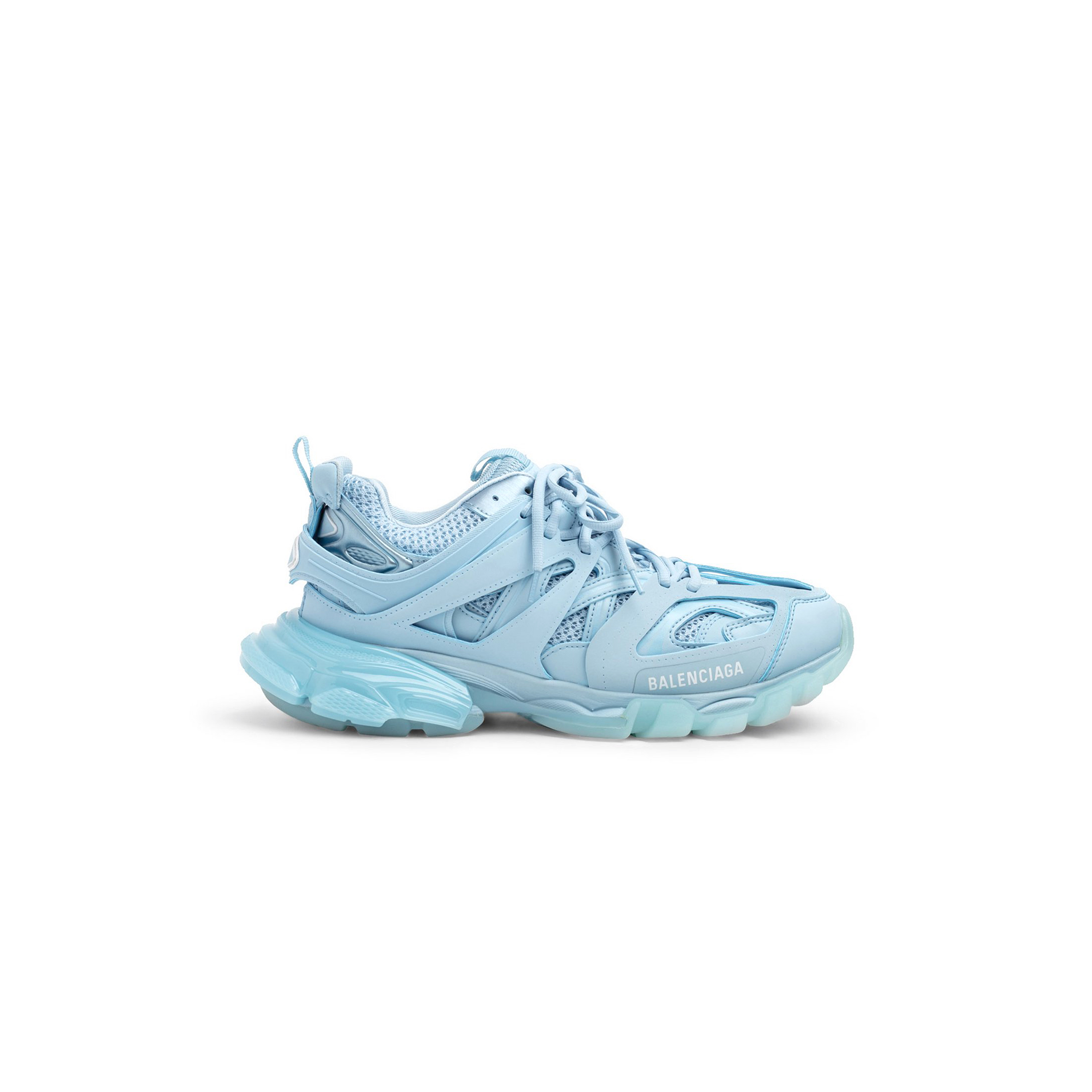 BALENCIAGA TRACK CLEAR SOLE LIGHT BLUE 647741D1GB53325